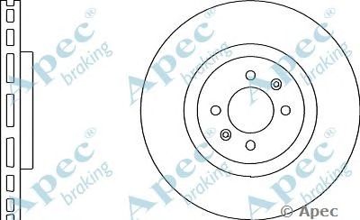 APEC BRAKING dsk2973 -  Тормозной диск